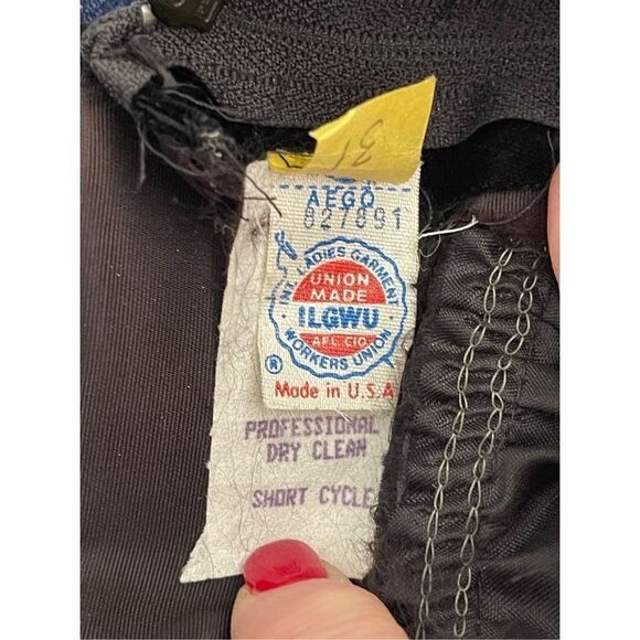 Vintage 1970's Women's Mint Velvet Layered Midi Dress Black Size 6 - Picture 4 of 4